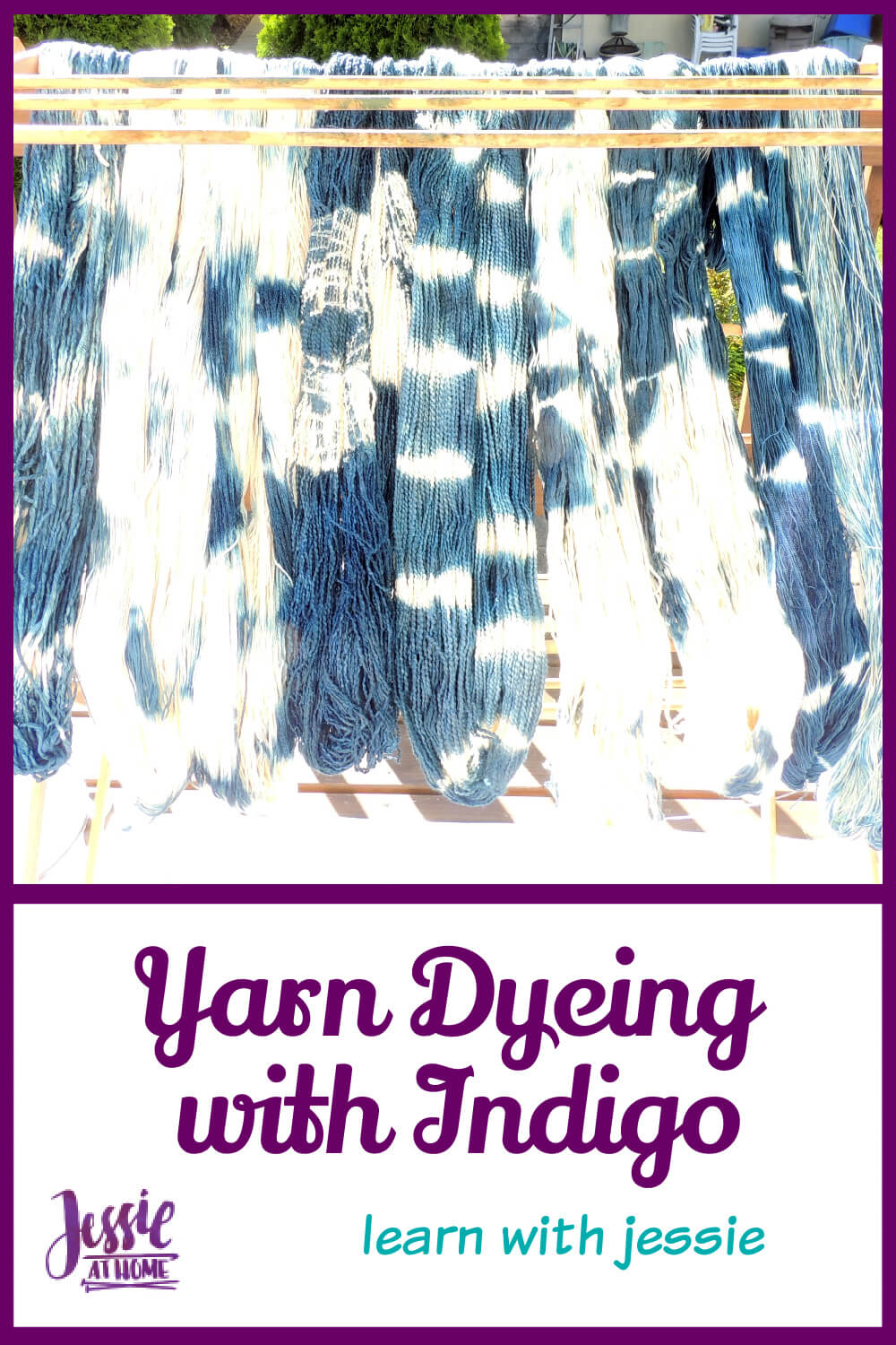 Yarn Dyeing with Indigo - This is so cool!