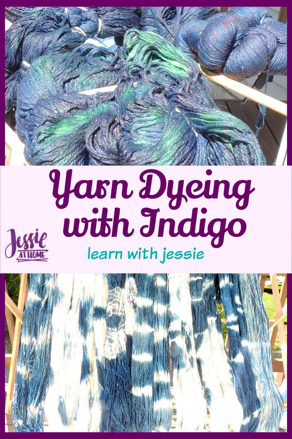 Yarn Dyeing with Indigo - This is so cool!