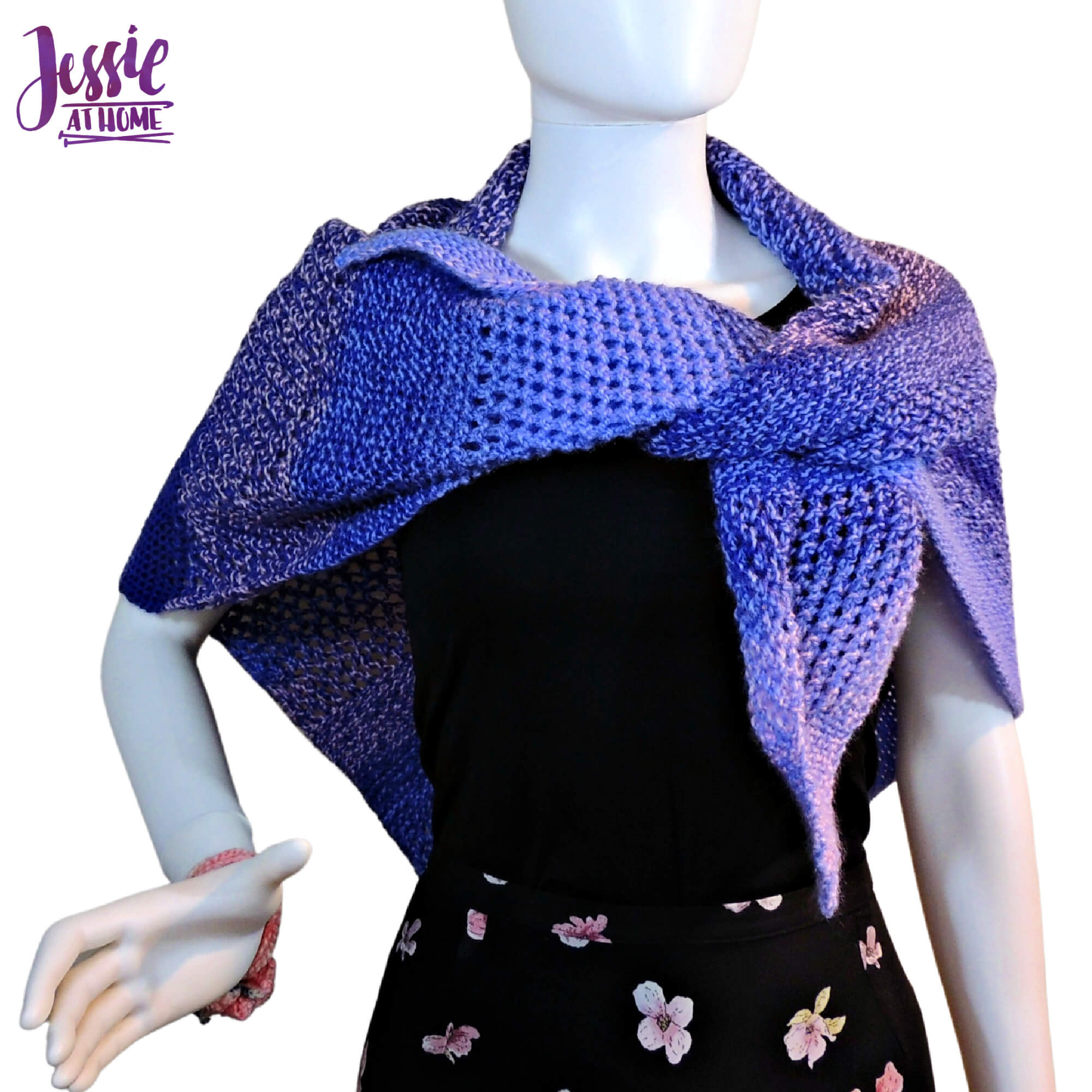 cotton candy shawl heeladina