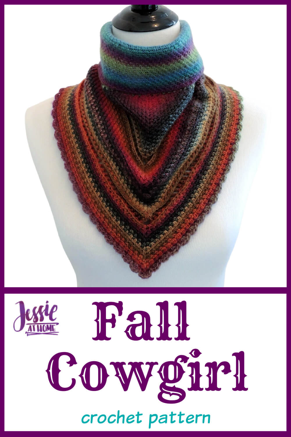 Fall Cowgirl - A feisty crochet cowl for fall fun