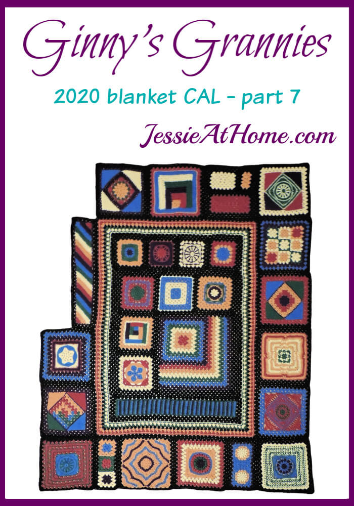 Ginny\'s Grannies CAL Part 7 - Circle, Star, Logs, & Stripes