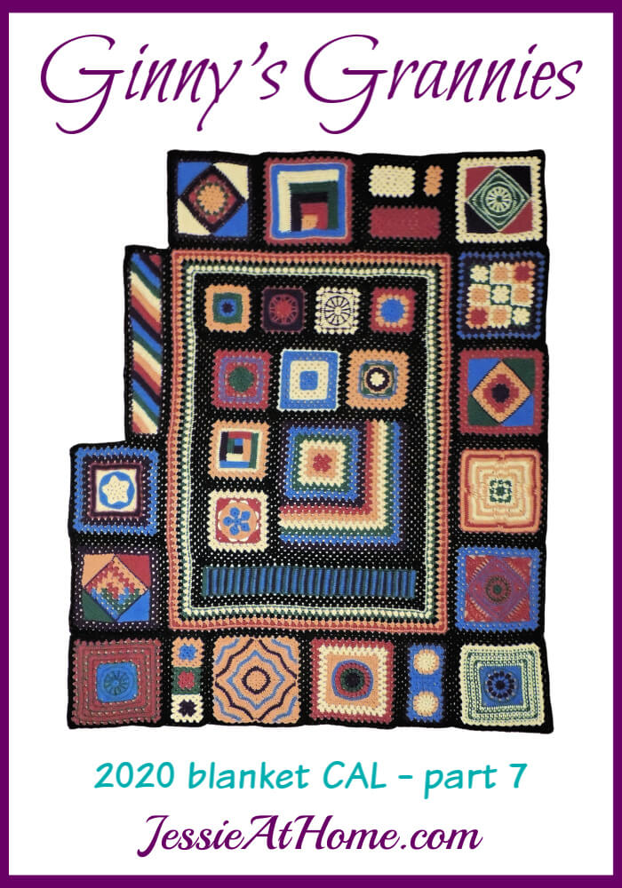 Ginny\'s Grannies CAL Part 7 - Circle, Star, Logs, & Stripes