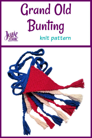 Grand Old Bunting knit pattern by Jessie At Home - Pin 1