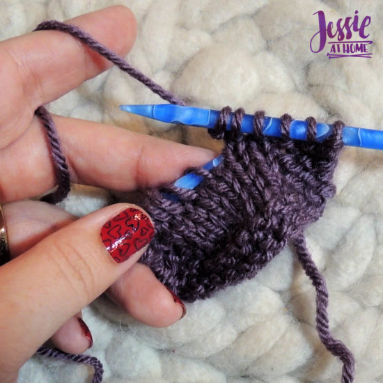 How to KFB Knit Front and Back by Jessie At Home - KFB Done