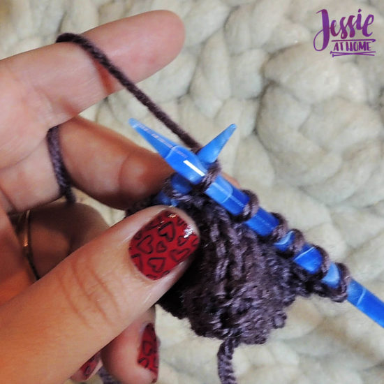 How to KFB Knit Front and Back by Jessie At Home - Pull through again