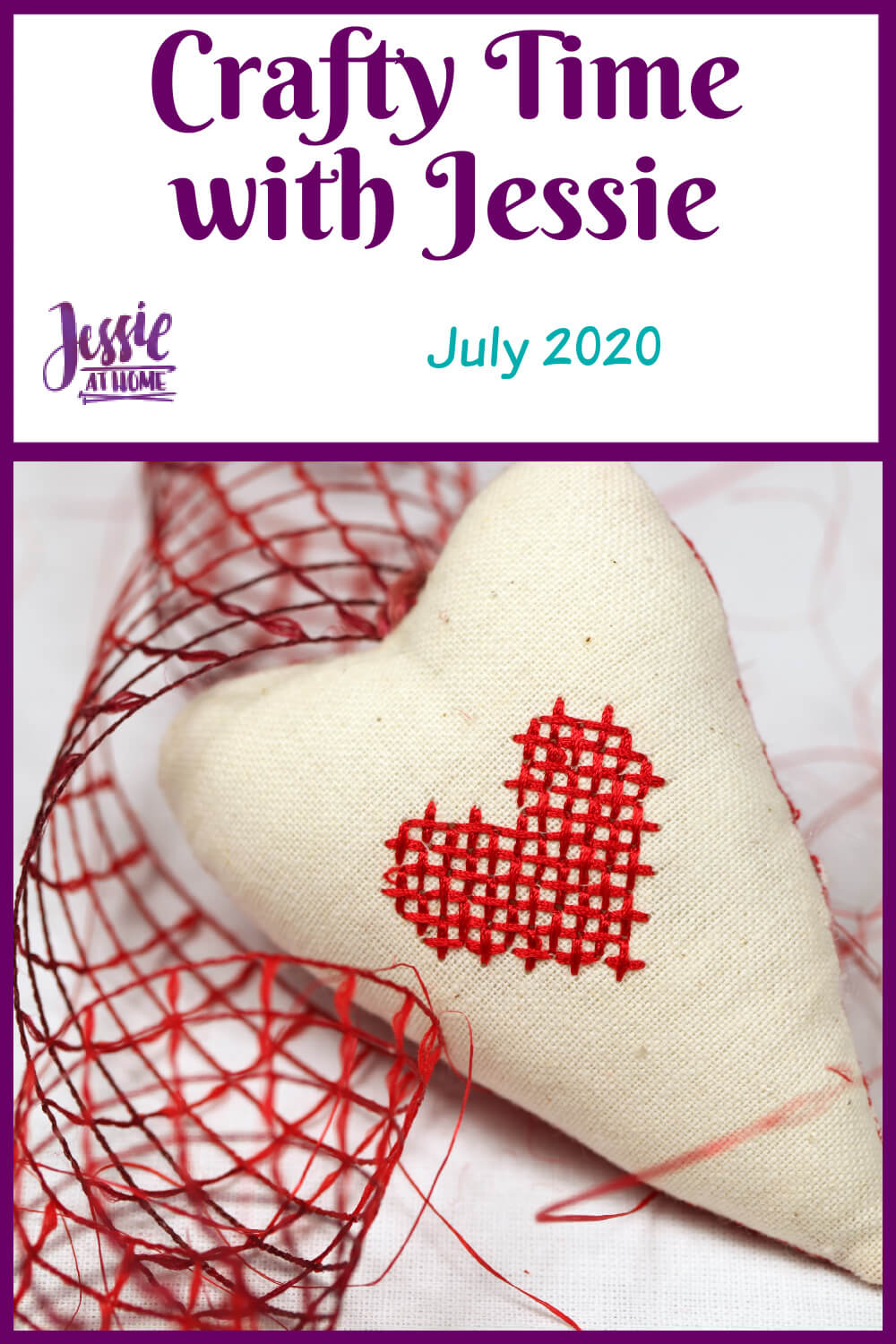 July 2020 Crafty Time with Jessie At Home - Pin 1