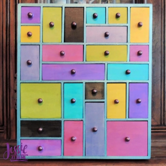 Mini Apothecary Chest - craft tutorial by Jessie At Home - Done