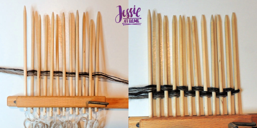 Stick Weaving Tutorial by Jessie at Home - Begin Weaving