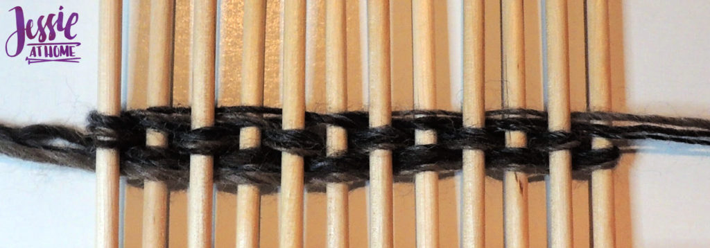 Stick Weaving Tutorial by Jessie at Home - Continue Weaving