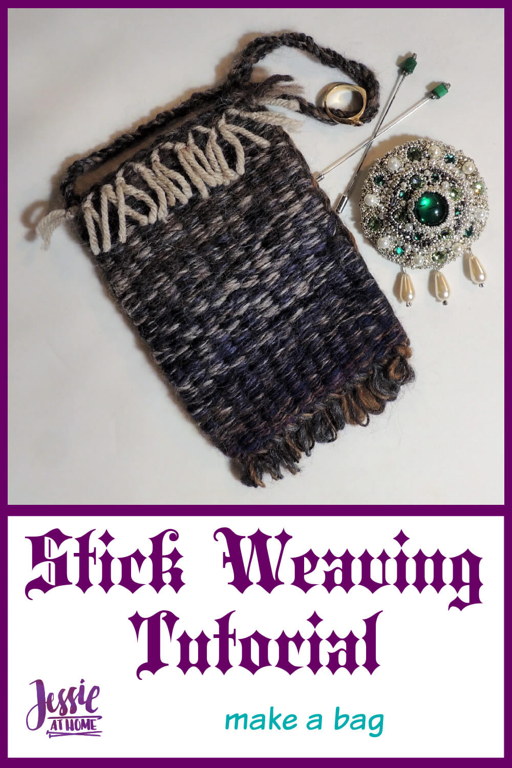Stick Weaving Tutorial - a fun and useful medieval craft