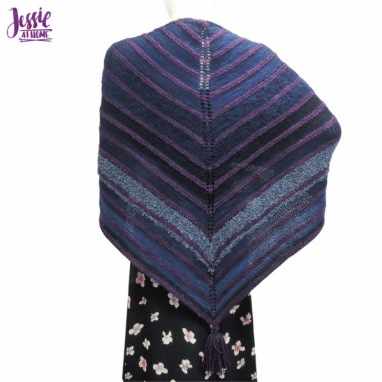 Super Simple Shawl - knit pattern by Jessie At Home - 3