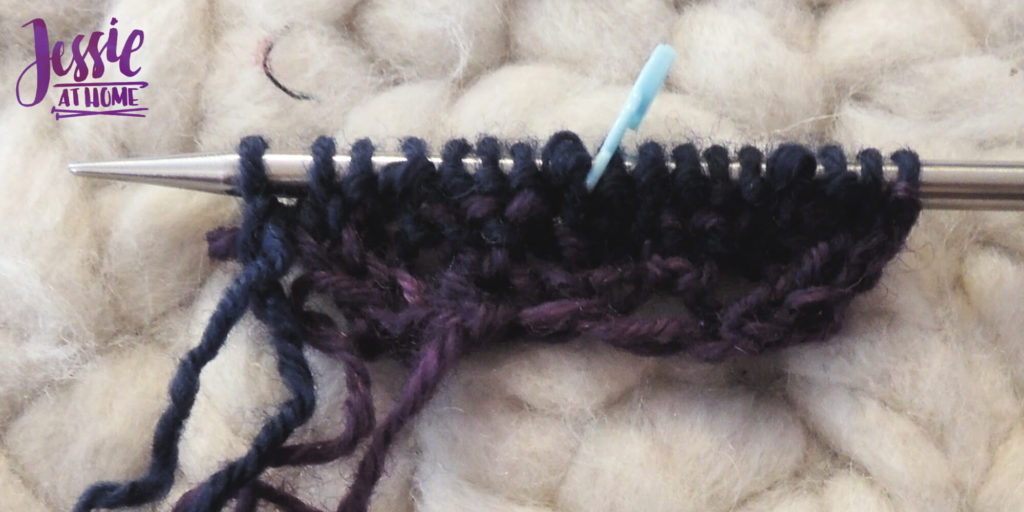 Super Simple Shawl - knit pattern by Jessie At Home - Row Six