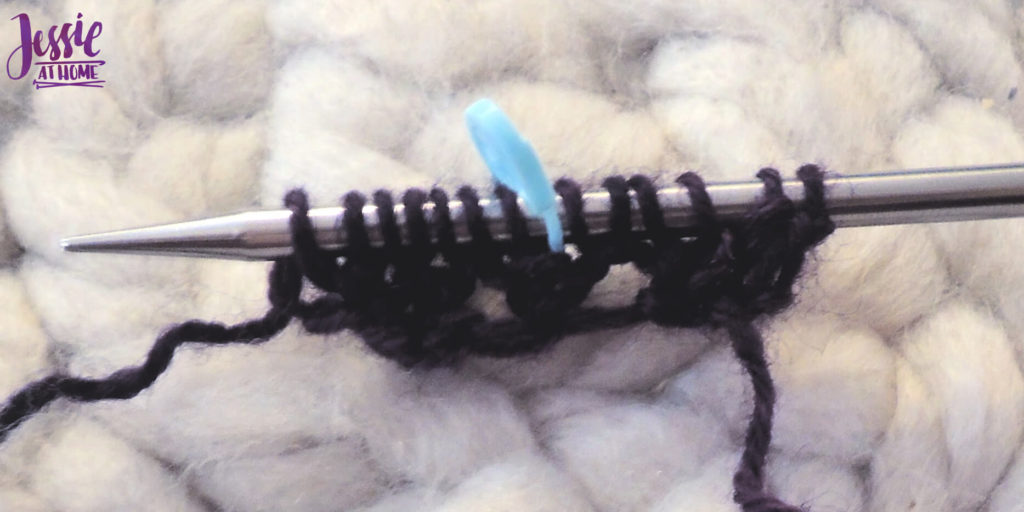 Super Simple Shawl - knit pattern by Jessie At Home - Row Three