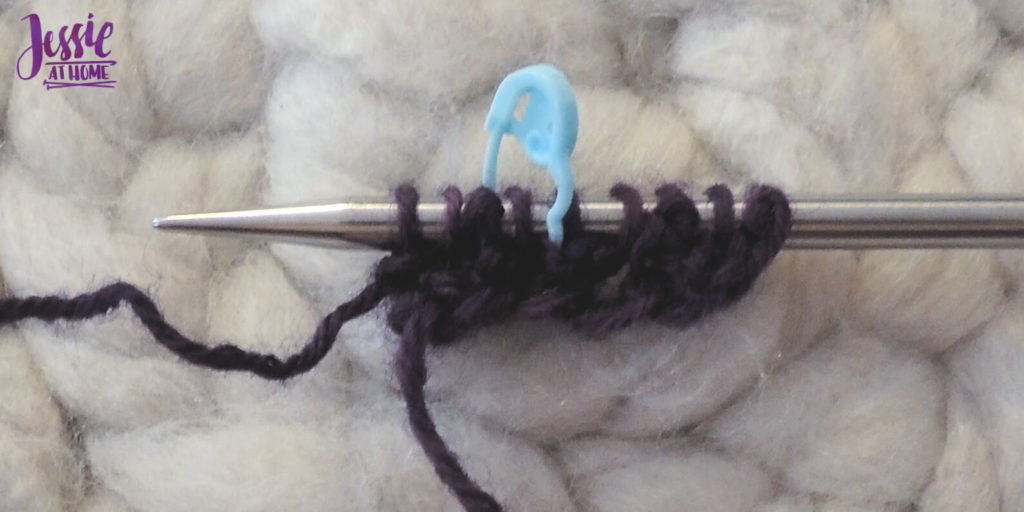 Super Simple Shawl - knit pattern by Jessie At Home - Row Two