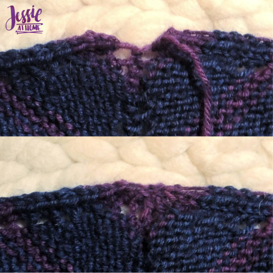 Super Simple Shawl - knit pattern by Jessie At Home - Sew Row One