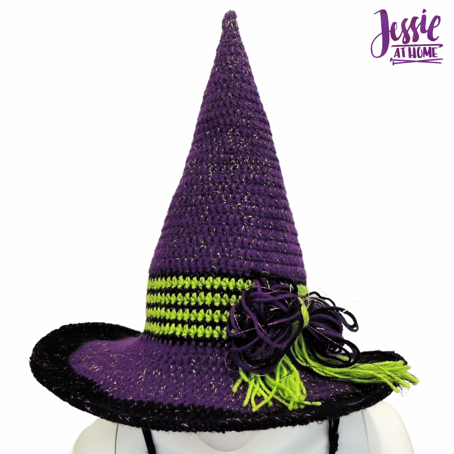 Crochet Witch Hat Free Crochet Pattern for the Whole Family Jessie At