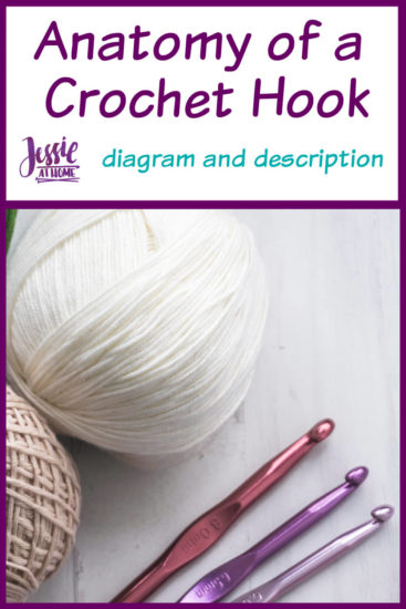Anatomy of a Crochet Hook by Jessie At Home - Pin 1