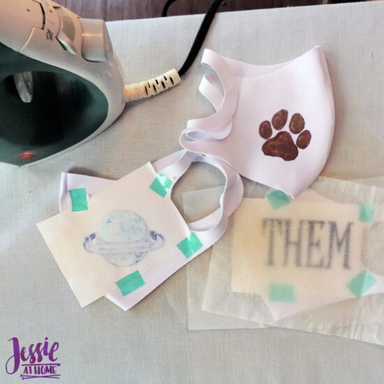 Artesprix Face Masks and Other Awesomeness tutorial by Jessie At Home - Ready to Iron