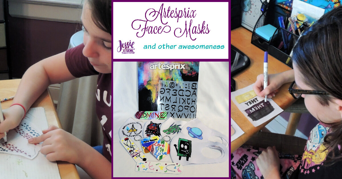 Artesprix Face Masks and Other Awesomeness tutorial by Jessie At Home - Social