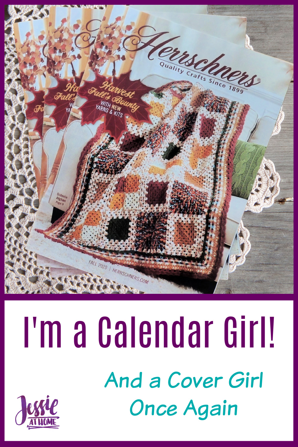 I\'m a Calendar Girl! And a Crochet Cover Girl Once Again