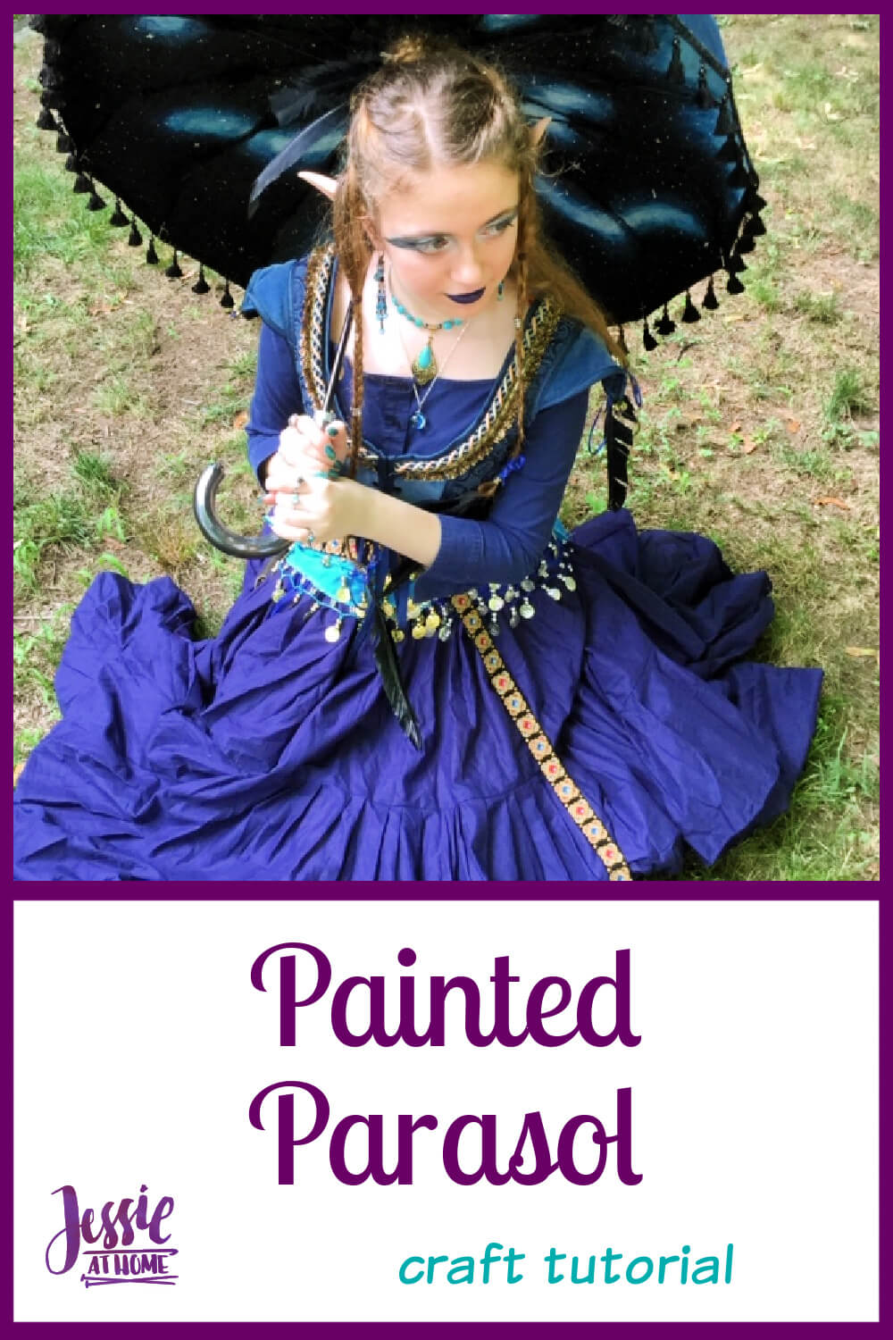 Painted Parasol  - Get mystical with Plaid FX paints and a special guest!