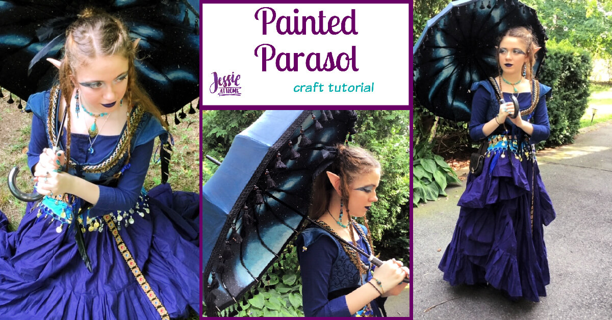 Painted Parasol Plaid FX craft tutorial by Jessie At Home - Social