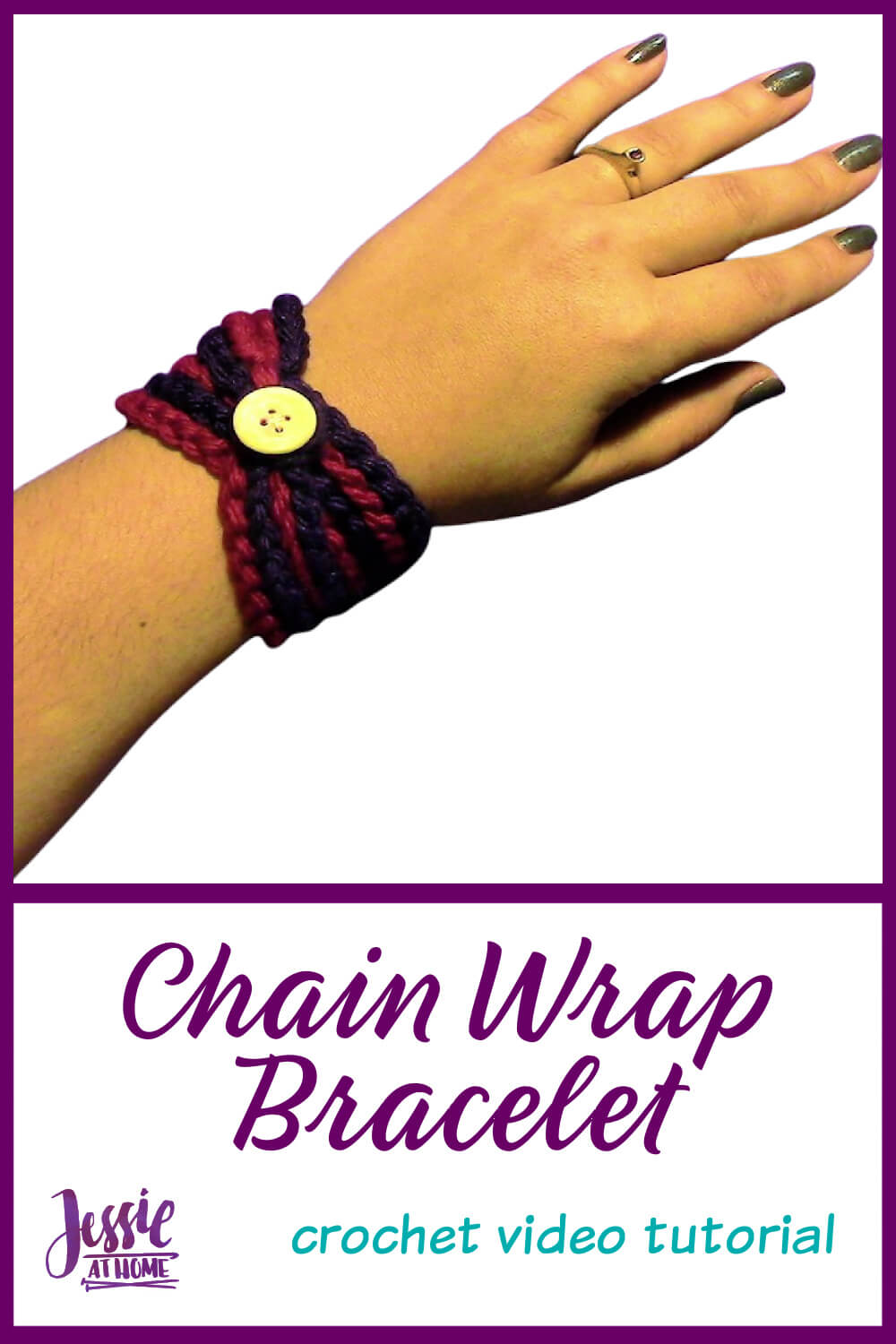 Chain Wrap Bracelet Tutorial - Crochet Pattern Video
