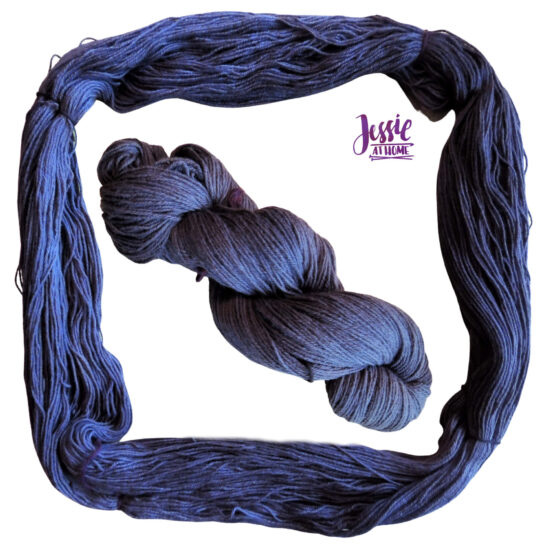 Earthues Botanical Dye for Dyeing Yarn by Jessie At Home - Gloss Dyed with Logwood Purple