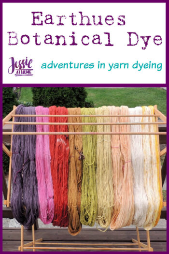 Earthues Botanical Dye for Dyeing Yarn by Jessie At Home - Pin 1