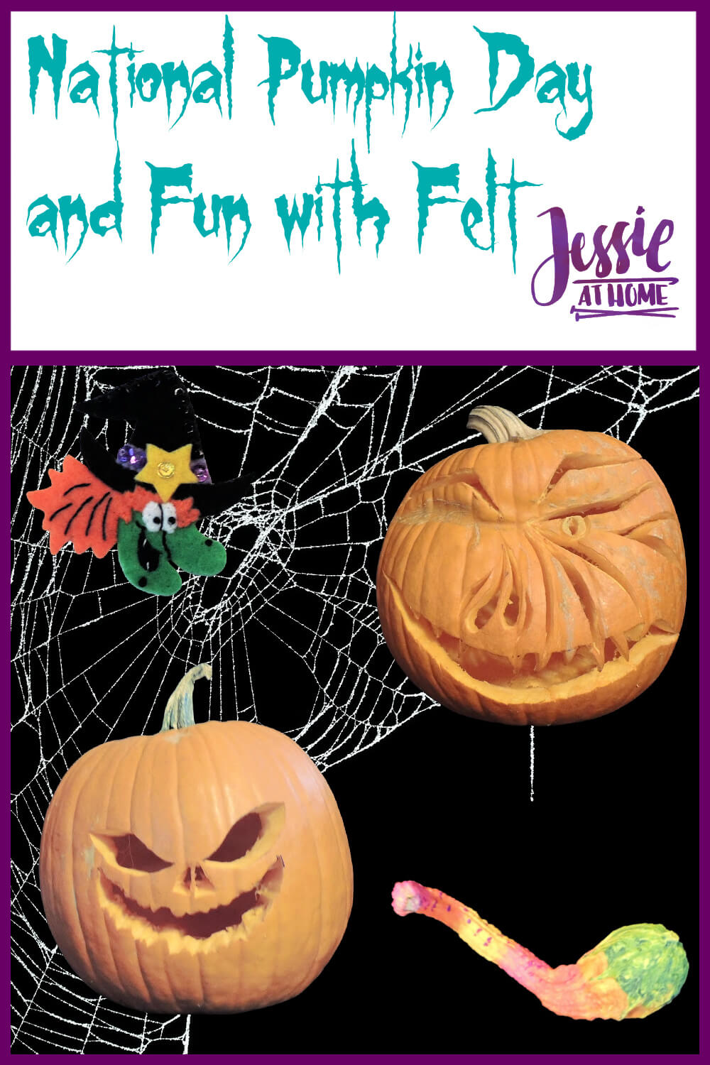 National Pumpkin Day and Fun with Felt by Jessie At Home - Pin 1