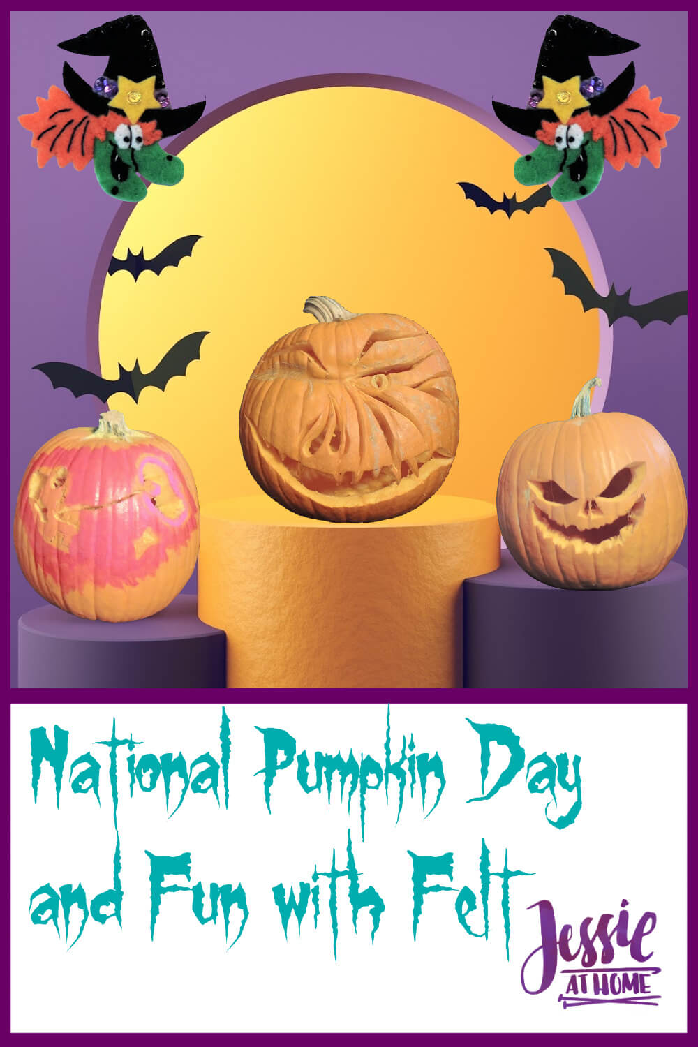 Grrr! Arrr! National Pumpkin Day and Fun with Felt