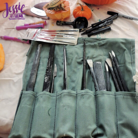 National Pumpkin Day and Fun with Felt by Jessie At Home - Sculpting Tools