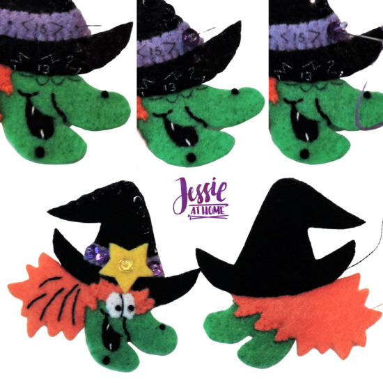 National Pumpkin Day and Fun with Felt by Jessie At Home - Witch