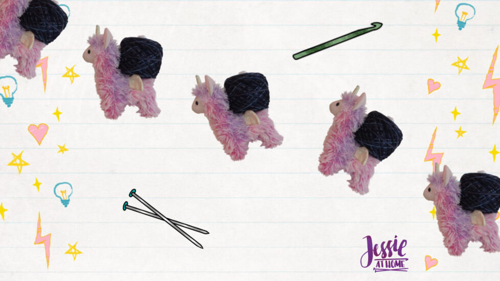 Yarn Winding with Llamacorn and Jessie At Home - Llamacorn Loves Yarn