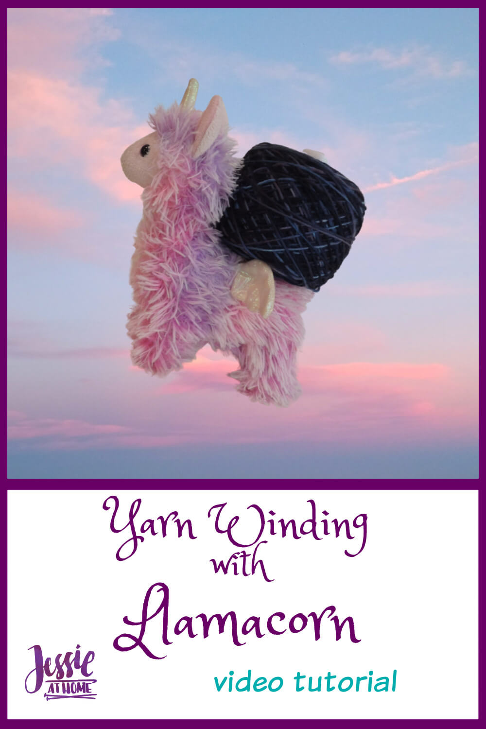 Yarn Winding with Llamacorn - from a hank to a cake