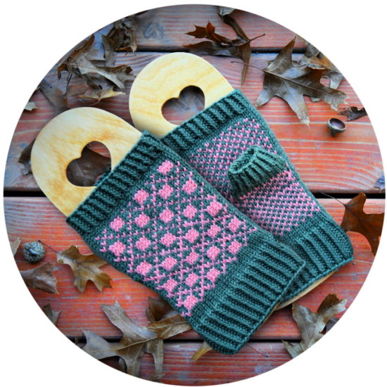 Boxed In Fingerless Mittens