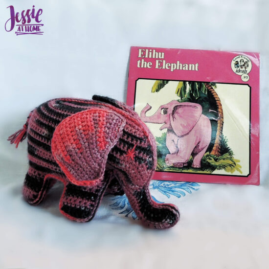 Elihu the Elephant Crochet Pattern by Jessie At Home - Elihu 3