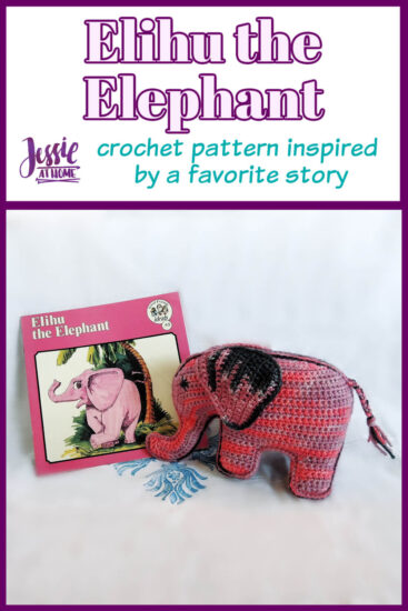 Elihu the Elephant Crochet Pattern by Jessie At Home - Pin 1