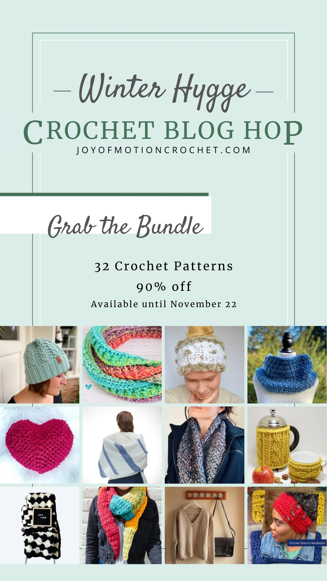 Winter Hygge Crochet Bundle - get your cozy on