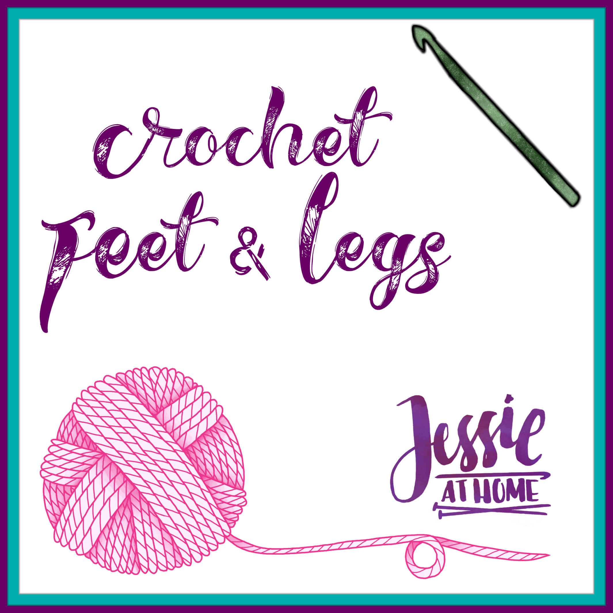 Crochet Feet & Legs Menu on Jessie At Home