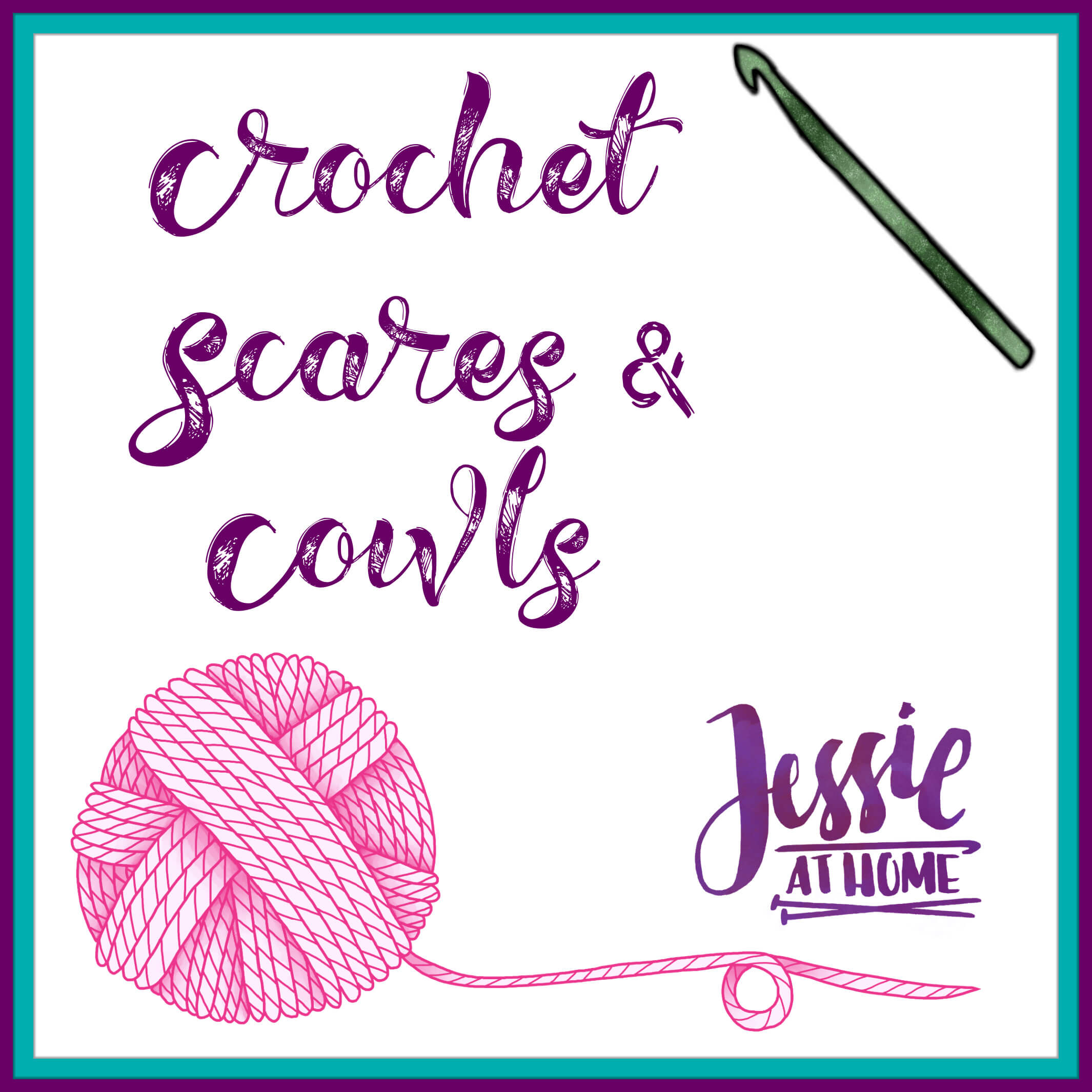 Crochet Scarves & Cowls Menu on Jessie At Home