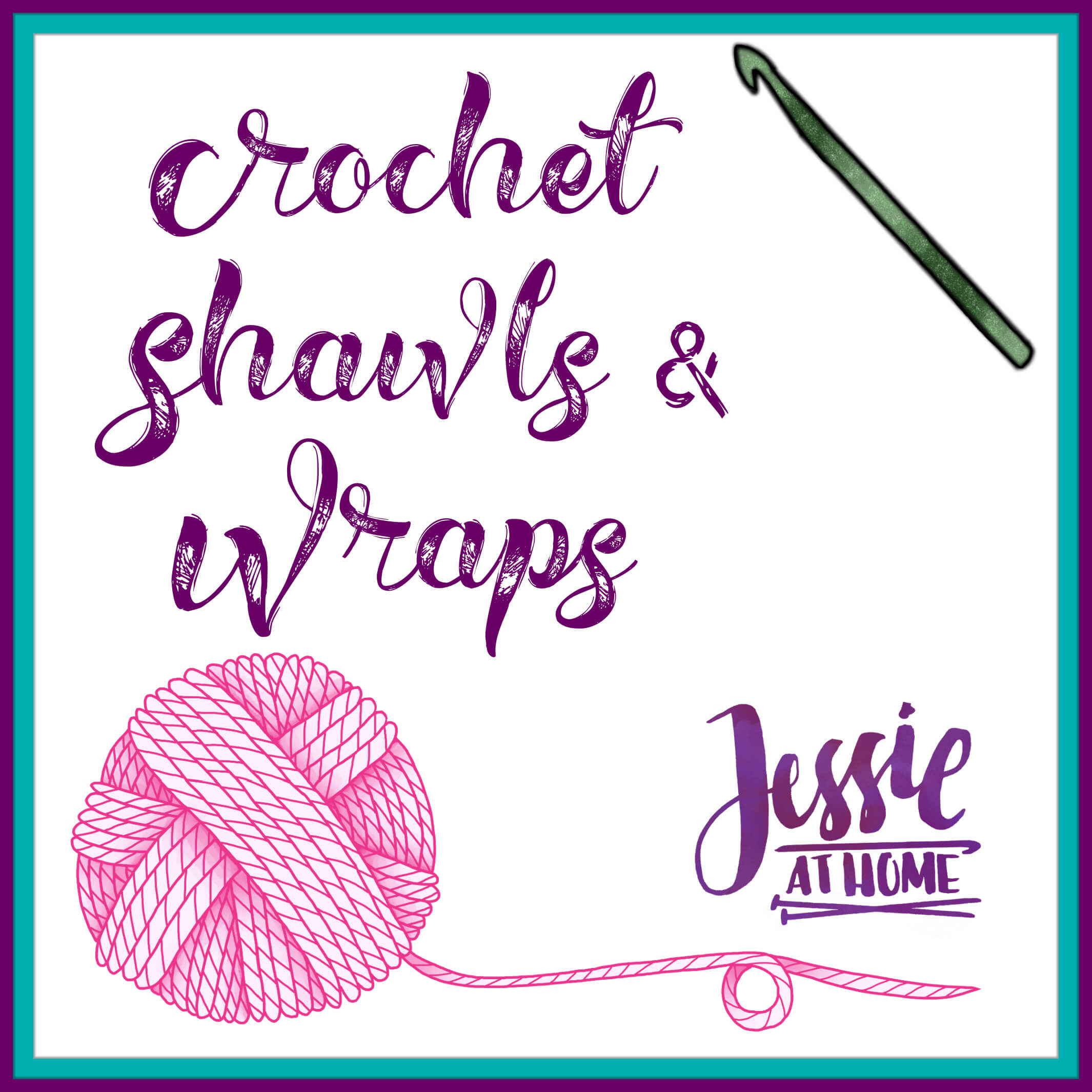 Crochet Shawls & Wraps Pattern Menu on Jessie At Home