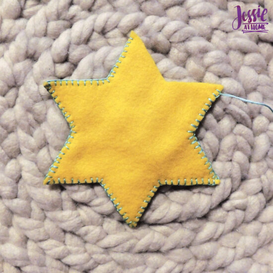 Felt Holiday Star - Felt Craft Tutorial by Jessie At Home - Start Sewing Together