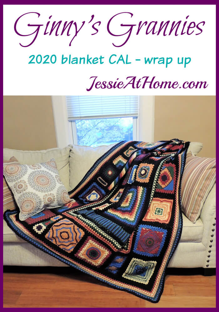 Ginny\'s Grannies - that\'s a wrap for the 2020 Jessie At Home Blanket CAL