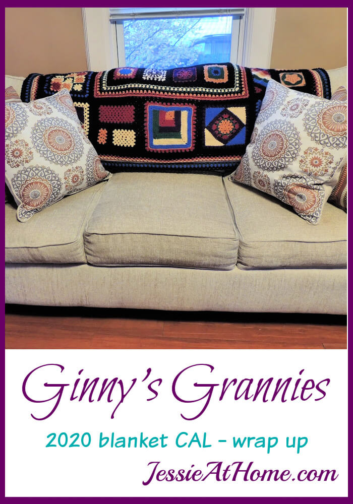 Ginny\'s Grannies - that\'s a wrap for the 2020 Jessie At Home Blanket CAL