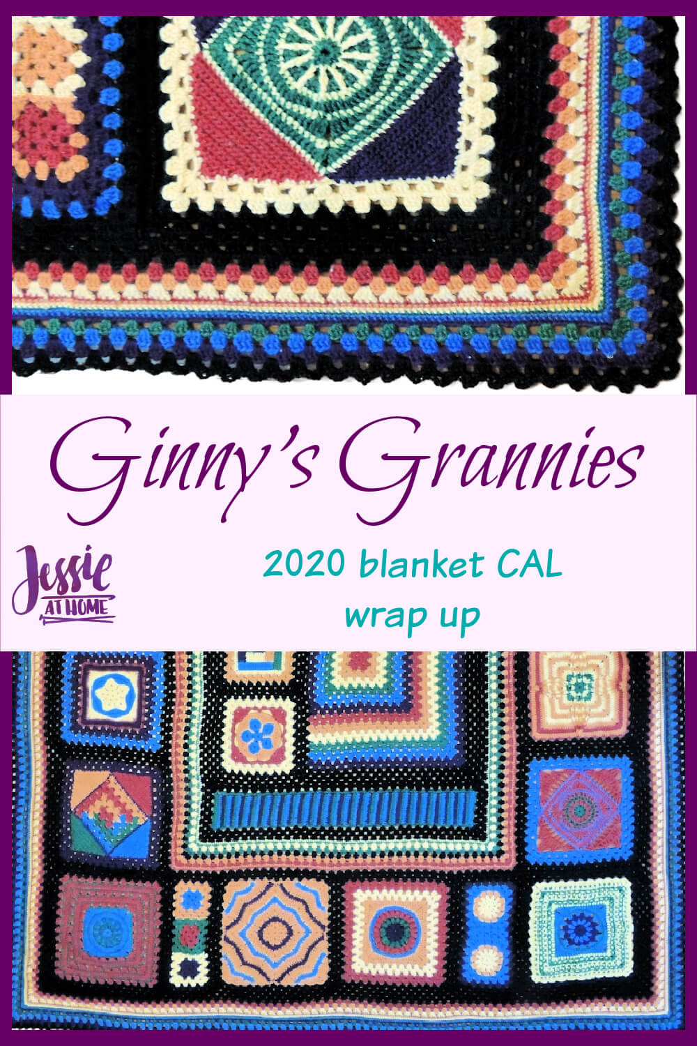 Ginny\'s Grannies - that\'s a wrap for the 2020 Jessie At Home Blanket CAL