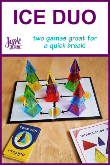 Ice Duo - two games that are great for a quick break - Jessie At Home - Pin 1