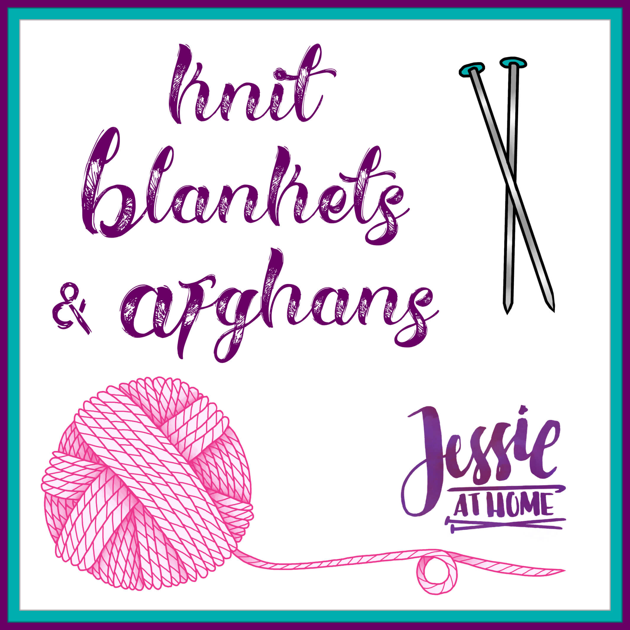 Knit Blankets & Afghans Menu on Jessie At Home