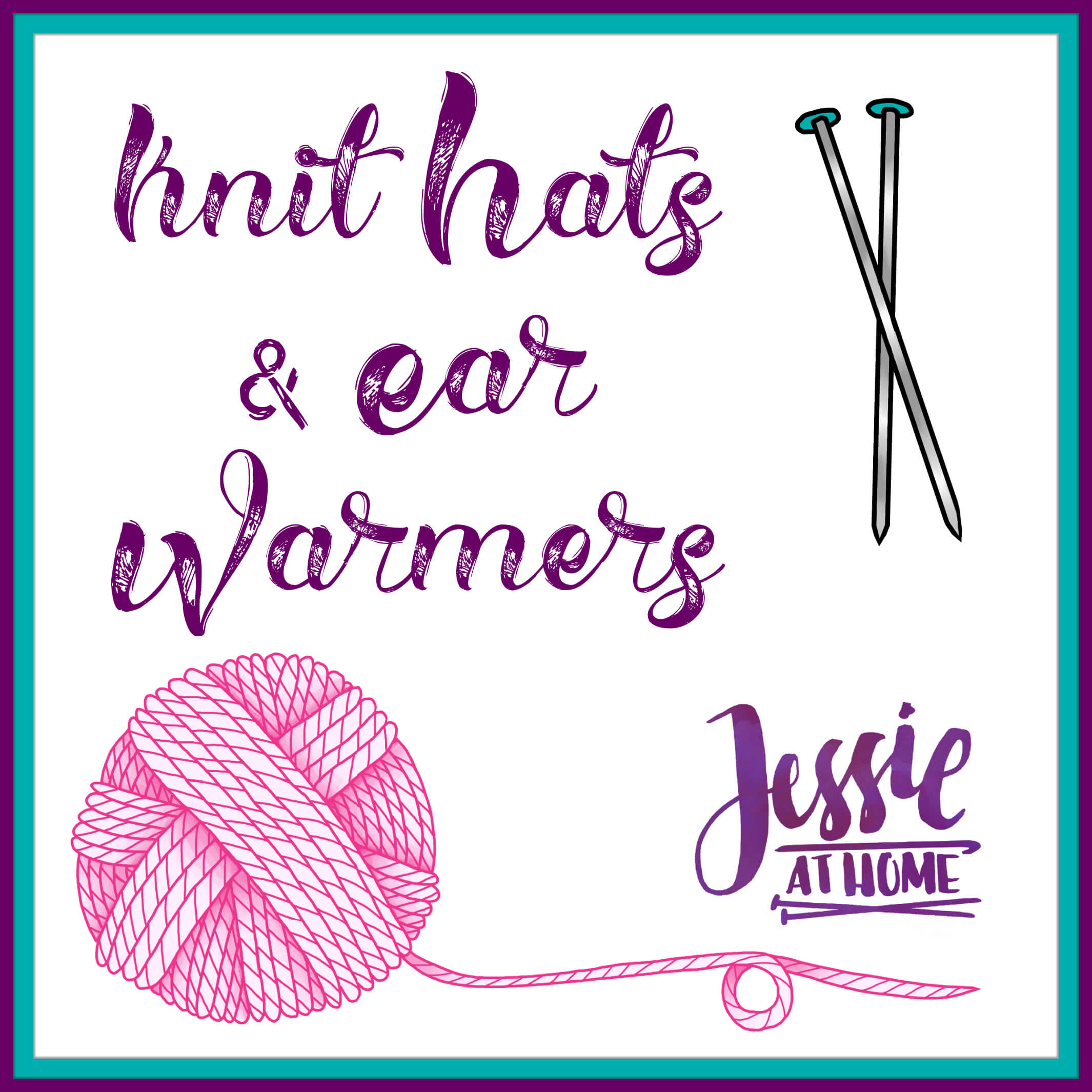 Knit Hats & Ear Warmers Menu on Jessie At Home