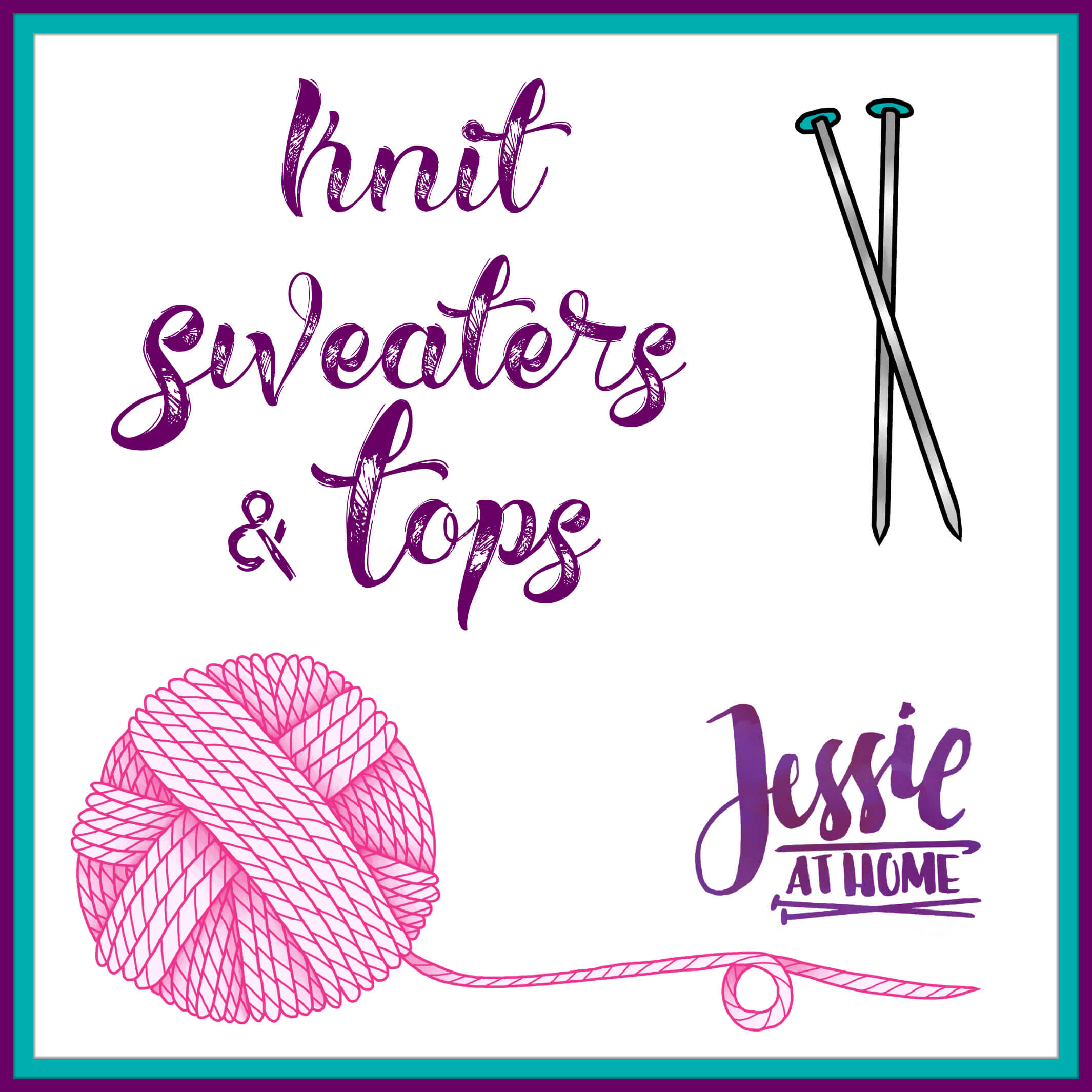Knit Sweaters & Tops Pattern Menu on Jessie At Home